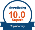 Avvo rating 10.0 superb | Top Attorney